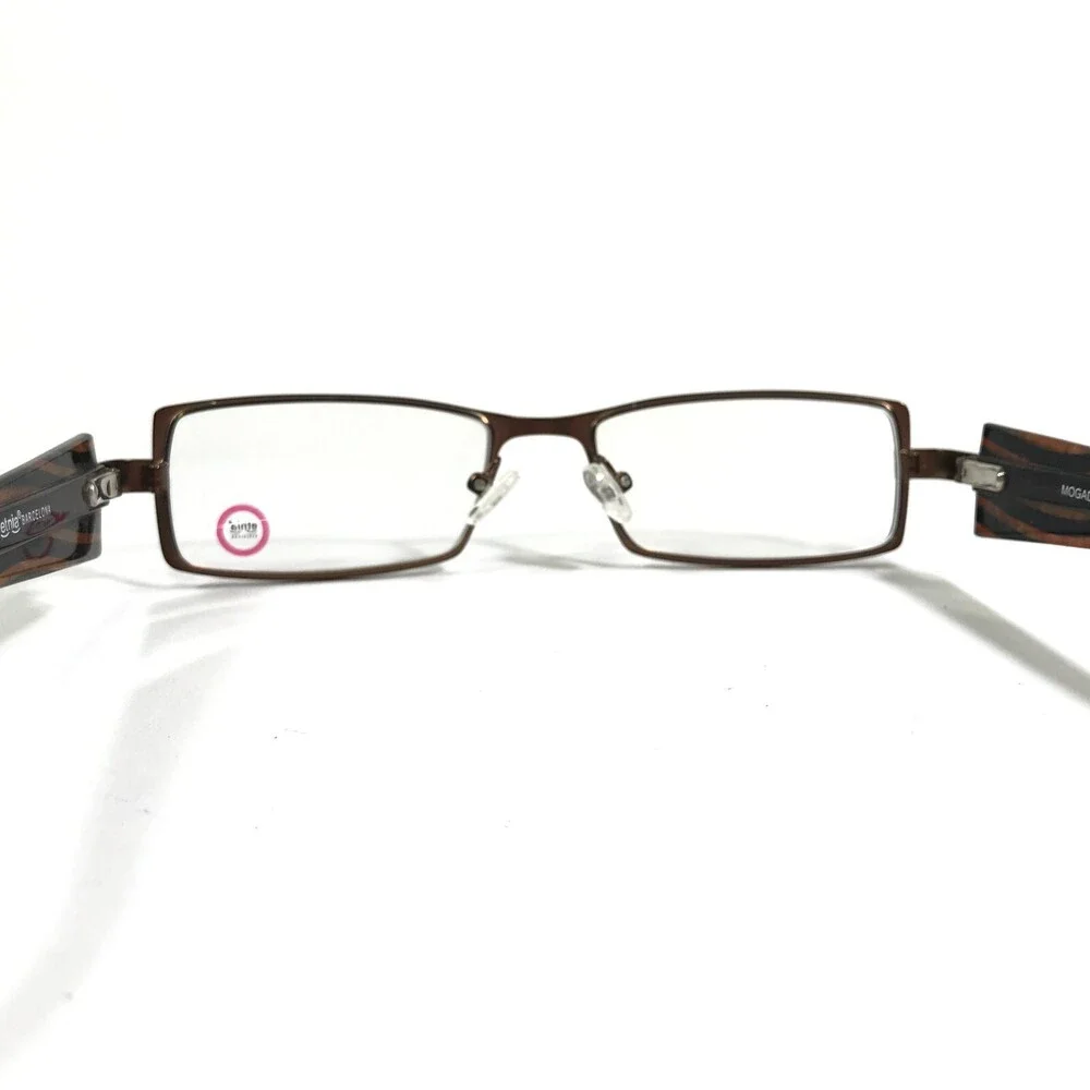 Etnia Eyeglasses Frames MOGADISCIO col.BR Brown Rectangular Full Rim 50-18-135